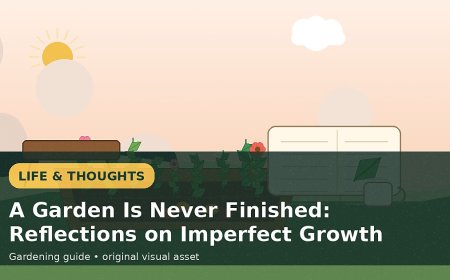 A Garden Is Never Finished: Reflections on Imperfect Growth
