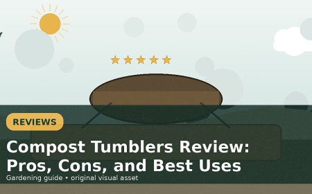 Compost Tumblers Review: Pros, Cons, and Best Uses