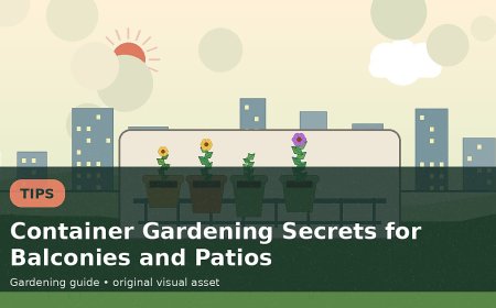 Container Gardening Secrets for Balconies and Patios