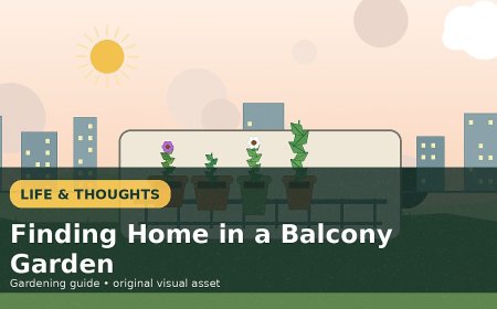 Finding Home in a Balcony Garden