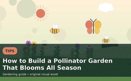 How to Build a Pollinator Garden That Blooms All Season