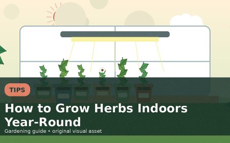 How to Grow Herbs Indoors Year-Round