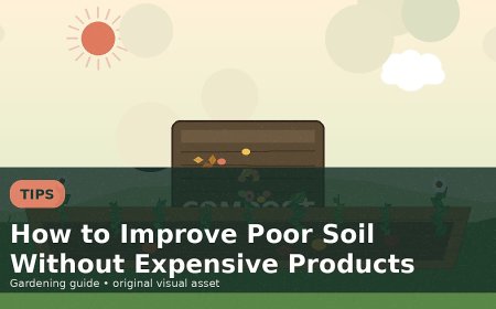 How to Improve Poor Soil Without Expensive Products
