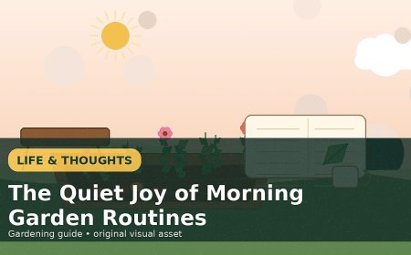 The Quiet Joy of Morning Garden Routines