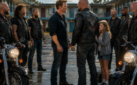 Little Girl Told a Hells Angel “He Beats Us” — Hours Later, 100 Riders Arrived