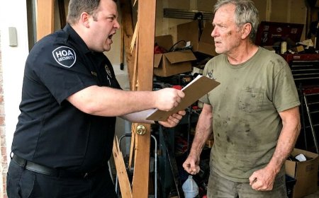 HOA Cops Smashed My Door Screaming “You’re in Violation”, Then My Biker Crew Visited Their Clubhouse