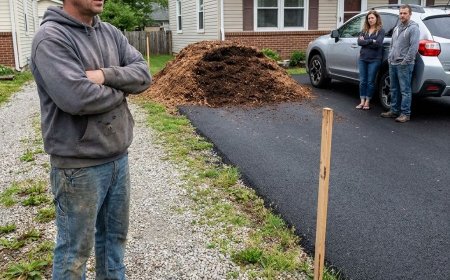 My neighbor PAVED my driveway and BUILT a fence 8ft onto my land. I retaliated with MULCH and a PORTA POTTY. But when a CERTIFIED LETTER arrived, I knew the REAL battle was just starting. WAS I PETTY OR PROTECTING WHAT’S MINE?
