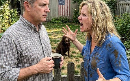 I spent two years bringing my late wife’s garden back to life, and my neighbor’s dog DESTROYED it in minutes—so I set a quiet trap that left her SCREAMING in her driveway, and I still haven’t said a word.