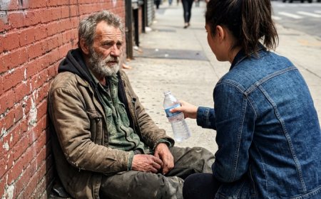 She Gave A Bottle of Water To A Homeless Man, Not Knowing He Was A Billionaire Testing Her For His Son’s Heart