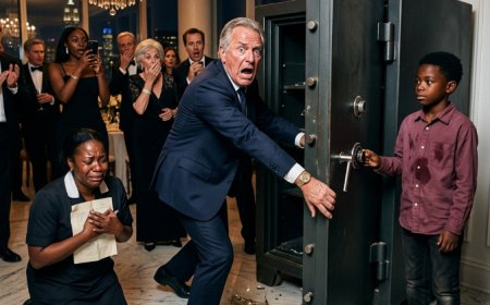 "Open This $200M Safe or Your Mother's Fired," The Billionaire Laughed at the Maid's Son—28 Seconds Later, 50 Phones Captured What Ended His Empire