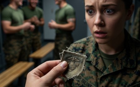 A Faded Patch Fell From Her Locker, And The Three Words Stitched On It Revealed A Secret No Cadet Was Ready For