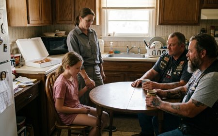 A 10-Year-Old Walked Into a Biker Garage to Sell Her Dead Dad’s Bicycle — Then One Man Saw the Handlebar and Everything Stopped