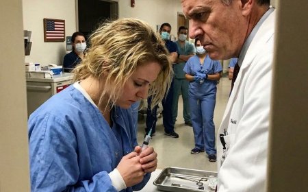 I Was The Nurse Everyone Mocked—UNTIL The SEAL Admiral Grabbed My Wrist And Gasped ‘It’s You’
