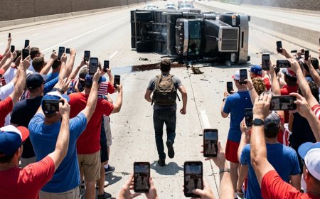A Homeless Teen Crawled Under A Crashing Truck To Save A Stranger—But When He Saw The Patch On Her Jacket, Everything Changed