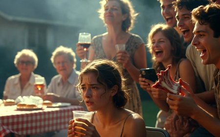 My mother raised her wine glass at the family barbecue and said no one would notice if I disappeared tomorrow. I smiled, finished my hot dog, and was gone before the paper plates hit the trash. One year later I walked back in wearing cream linen and watched her face go white. ════════════════════════