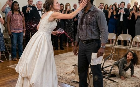 She poured wine down my shirt and slapped me at her wedding. Then I handed her an envelope — the name on it was stamped under every chair in the room. What happened next left the ceremony with no seats.