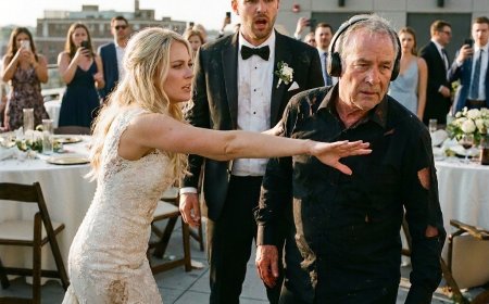 She poured red wine over his head and slapped him at her Hollywood wedding — then she called him a tone-deaf nobody. What she didn't know about the old man in the plain black suit would bring her entire music empire to its knees.