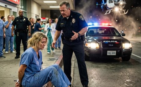 He slammed me against a patrol car in the Delport Regional ambulance bay and cuffed me—but seven minutes later, federal helicopters filled the sky. What did Officer Dale Puit accidentally trigger that was locked in my bag?