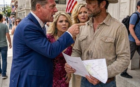 They laughed when the HOA president called me “a trespasser with a tractor” in court — but when my lawyer put a single map on the screen, 27 homeowners realized their front doors were on my grandfather’s land.