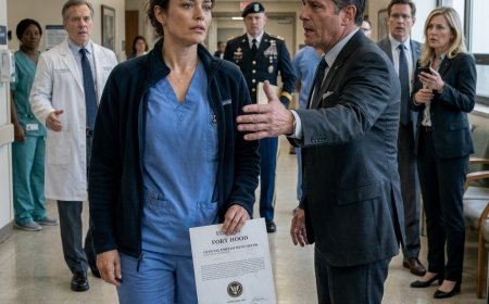 A Dallas surgeon ripped the badge from my scrubs at DFW Terminal C, smirking while he fired me for saving a patient he almost killed — but the trembling hand signal I made across the airport belonged to a battlefield secret powerful men had spent six years trying to erase.