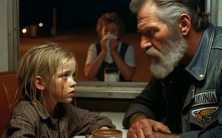A 7-year-old girl asked the most feared Hell's Angel in the Mojave if he knew anyone who wanted a child. She pulled a folded paper from her shirt with a price on it.