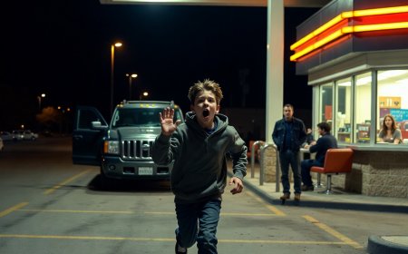 My son tried to have me killed at a truck stop at 3 in the morning. I watched a homeless boy take the bullet meant for me and heard him whisper three words before the ambulance came.