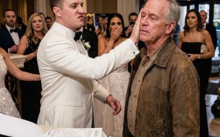 At his Vegas wedding, Preston Vale shoved me down marble steps, poured red wine over my head, and called me a scalper in front of 300 people — but the second I asked if his “lifetime VIP privileges” were under his company’s name, every screen in the ballroom flickered. What did he just lose?