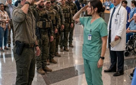 He called me a dangerous mistake in front of 3 residents during my hospital probation — 8 federal agents just walked into the lobby and saluted me by a name nobody here was ever supposed to hear.