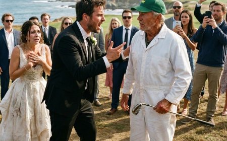 He poured red wine over an old caddie’s head at his Pebble Beach wedding. Then he slapped him and accused him of stealing a Rolex. But when the old man pulled out a brass key and made one call, the groom’s entire world stopped. Would you have said something sooner?