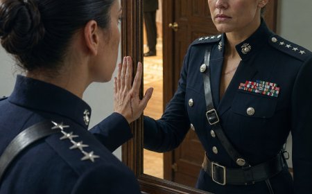 My sister called my Marine dress uniform a freak costume on my wedding day and ordered me to take it off. I walked to the heavy oak door to face her alone — then the floor started shaking.