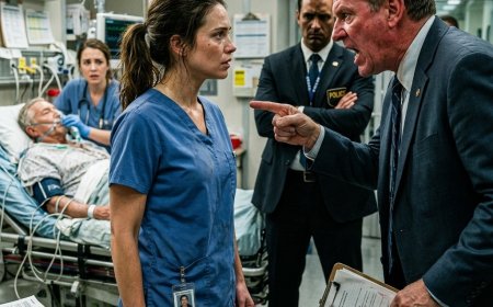 My surgical director pointed at my blood-covered scrubs and shouted, "Who allowed a nurse near my operating table?" — but the dying man under my hands was the U.S. Secretary of Defense, and someone in that room had just tried to murder him. What happened next made every doctor in that ER go completely silent.