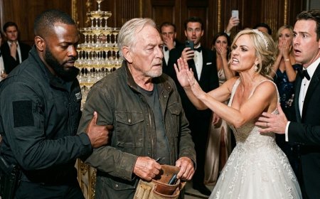 A luxury wedding in California, a missing diamond ring, and a bride who ordered the “poor helper” searched on the spot. But instead of panicking, the older man simply said, “You may want to call your jeweler before the police arrive.” Why did every jeweler in the room freeze when he opened the leather pouch around his neck?