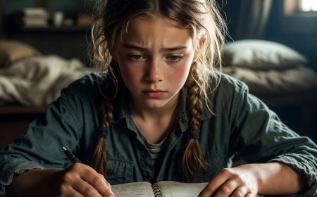 My stepfather stood in my little brother's doorway with eyes so empty I knew we had to run. I walked two miles in a Montana storm and knocked on the door of an Iron Road motorcycle club, a green notebook with my three-month escape plan pressed against my chest.
