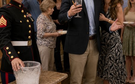 My sister stole my fiancé and mocked me at our father's funeral, calling me a dried-up soldier nobody wanted. Then a man stepped out of a black armored Cadillac, and her glass of wine shattered on the floor.