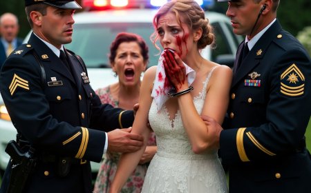 My sister-in-law slapped me across the face at my own wedding while my mother watched. My husband keyed his radio and said four words that ended her career forever.