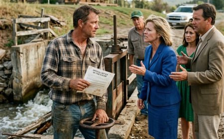 They taped a $15,000 fine to my door in front of my daughter and smiled when she asked if we’d lose the house. I didn’t argue. I just stopped touching the dam my grandfather built. The rain did the rest—then the county surveyor pulled out a file with my forged signature and an envelope in my dead father’s handwriting.