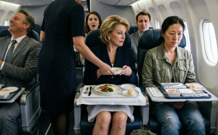 My seatmate laughed when the flight attendant handed me a plastic tray while everyone else got china. Two hours later, the captain was calling me "ma'am" and two F-22 pilots were saluting my call sign.