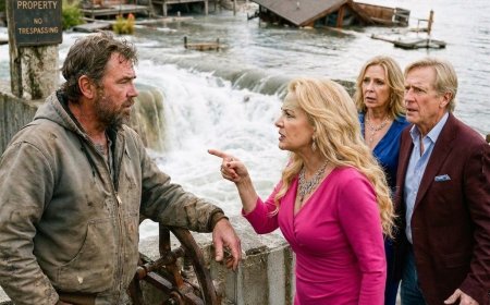 The HOA president cut a ribbon on 109 cabins built on my private Montana lake — then she texted me “Try to enjoy the progress.” She didn’t know I had a state dam order. What happened when the water started dropping?