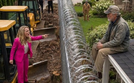 She bulldozed my 30-year hedges while a cop watched, then smiled and called it a “community view.” I didn’t yell. I opened a folder that made the officer turn on her—and what I found at the county office next brought two state agents to my porch.