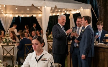 My father called me the special ops janitor at my sister's wedding while his friends laughed into their champagne. The glass shattered before I could decide whether to fight back or walk away.