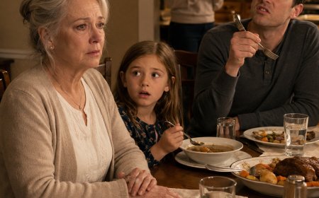 My son called me a burden at the dinner table while my granddaughter lowered her spoon. The bank envelope in my desk drawer had my name printed beneath a signature line.
