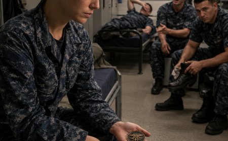 My father trained me for 14 years before he died in Afghanistan. I promised at his casket I would never fight. The challenge coin in my palm had five words around the edge — Warren Voss never quit.