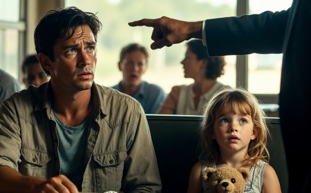 I was a tired dad in a faded flannel when the man in the suit ordered me out of the diner. Then my daughter whispered, “Daddy, are we in trouble?”