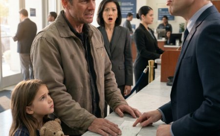 My daughter watched the bank manager tell me I wasn’t worth his time and my small deposit didn’t matter. Then he slid a folded card from my jacket — the one that said Commander.