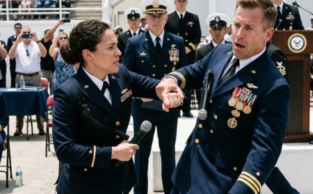 He slapped her across the face in front of 1,040 troops at Naval Amphibious Base Coronado — and the microphone was live. Every word. Every insult. Every threat. Broadcast and recorded. What happened next ended his career before he could stand back up.