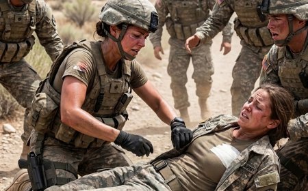 I never unbuttoned my collar, even in 100-degree heat, and the drill sergeant mocked me for it daily. When I fell on the 12-mile ruck, the medic cut my jacket open — and what he found made him call command immediately. What was under my uniform?