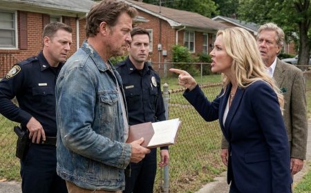 She called him trash on his own land, then dared him to prove he belonged there. He reached into his jacket and pulled out a binder that held a secret that could collapse every home sale her HOA had ever made — and the entire neighborhood froze.