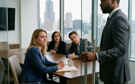 My boyfriend called me a poor single dad in front of everyone while I held a ring. Five years later, I walked into her final job interview and she couldn't meet my eyes.