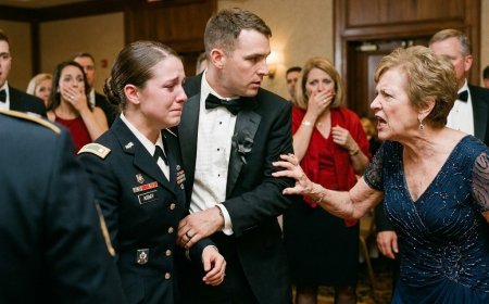 My mother slapped me at my engagement party, demanding my father's military death benefits for my sister. Then I smiled and said four words that made every uniformed officer in the room freeze. What was in that envelope?