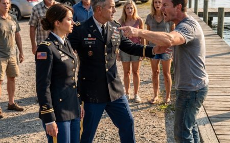 My brother-in-law blocked my own front door, called me a freeloader, and ordered me to leave in front of twenty strangers. He thought I was just a government employee in plain clothes who wouldn't argue. What happened when an official military vehicle pulled into my driveway changed everything.